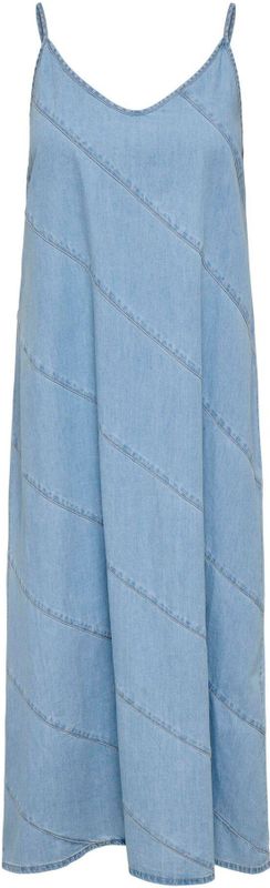 Jurk - V-Hals - Mouwloos - Smalle Bandjes - Loose Fit - Lang