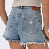 Denim Shorts - High Waist - Regular Fit