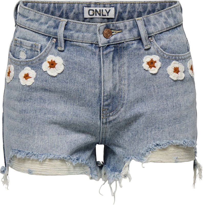 Denim Shorts - High Waist - Regular Fit