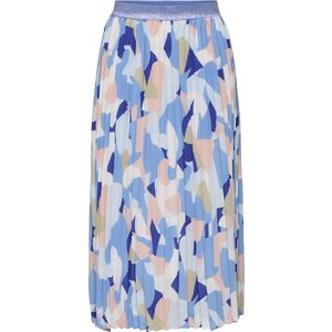ONLY - Bedrukte Lange Rok - Blauw - Polyester