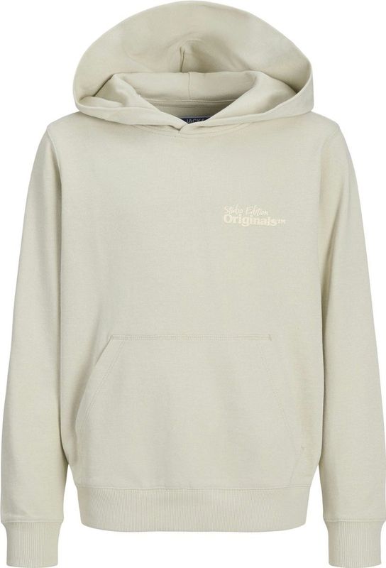 JACK & JONES - Hoodie - Groen - Katoen - Lange Mouwen