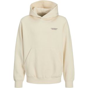 JACK&JONES JUNIOR - JORISLINGTON BACK SWEAT HOOD SN JNR - Trui - Antique White - Katoen