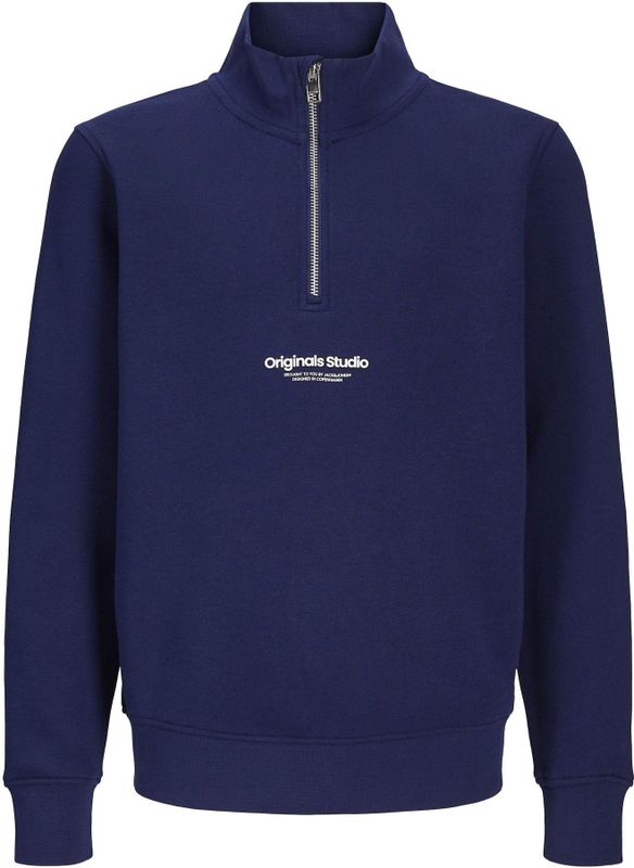 Sweater - JORVestebro - Sweatstof - Losse Pasvorm - Lange Mouwen - Ritssluiting