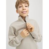 Jack and Jones Junior - Sweatshirt - Grijs - Geborstelde Stof