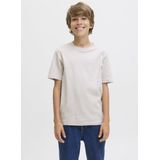 JACK & JONES - Jprblachad Branding Ss Crew N Tee - T-shirt - Zilver - 1 stuk