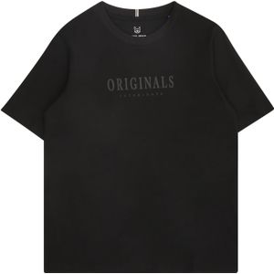 JACK & JONES Junior - T-shirt - Blauw - Gekamd Jersey - Korte Mouwen