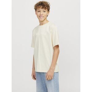 JACK & JONES Junior - T-shirt - Zwart - Katoen - Relaxed Fit