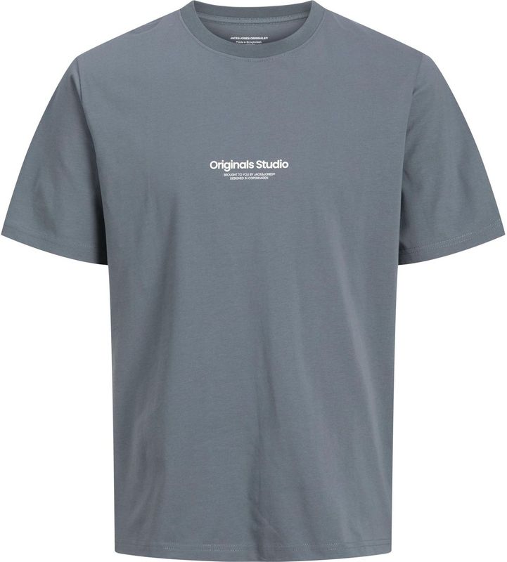 Jack & Jones - Vesterbro - T-shirt - Kwalitatief - Reliëfprint - Ruime Pasvorm