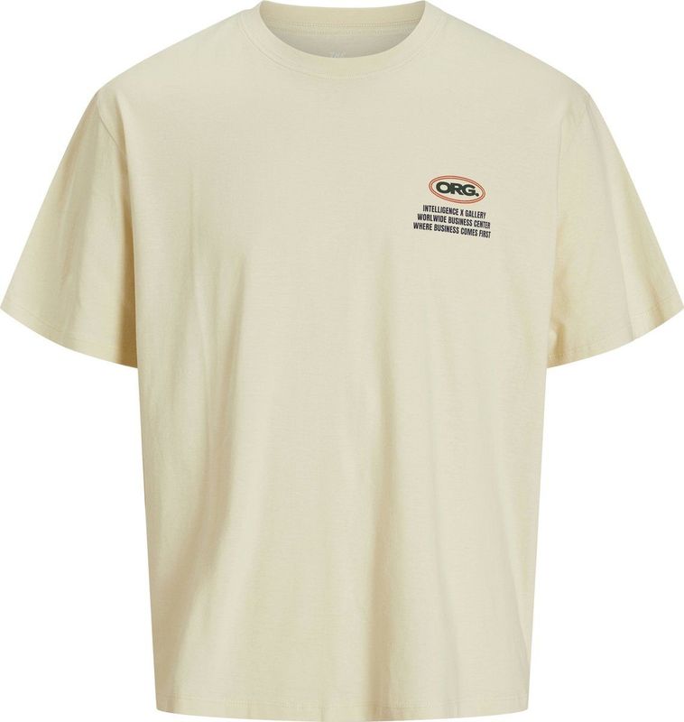 JACK & JONES JUNIOR - T-shirt - Ecru - Katoen - Korte Mouwen