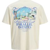 JACK & JONES JUNIOR - T-shirt - Offwhite - 100% Katoen