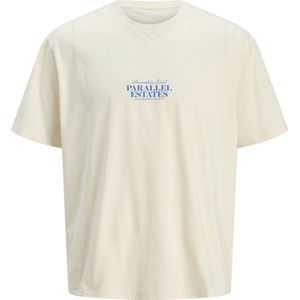 JACK & JONES JUNIOR - T-shirt - Offwhite - 100% Katoen