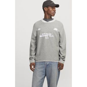 JACK&JONES - JCOREFLEX KNIT V-NECK STYD AW24 - Heren - Gebreide truien