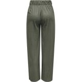 JDY - Regular Fit Broeken - Blauw - Katoen - Elastische Tailleband