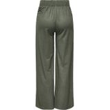 JDY - Regular Fit Broeken - Blauw - Katoen - Elastische Tailleband