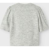 LMTD T-Shirt - Gebreid - NlfLodet - Light Grey Melange - LMTD - 7-8 jaar (122-128) - T-Shirts