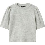 LMTD T-Shirt - Gebreid - NlfLodet - Light Grey Melange - LMTD - 7-8 jaar (122-128) - T-Shirts
