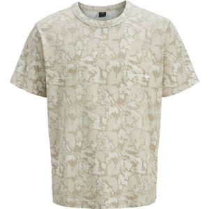 JACK & JONES - T-shirt - Ecru - Katoen