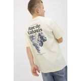 JACK & JONES JUNIOR - JORPAROS EASTER SKETCH - T-shirt - Ecru - 100% Katoen