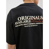 JACK & JONES Junior - T-shirt - Ronde Hals - Korte Mouwen - Print Achterop