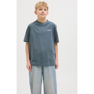 JACK & JONES Junior - T-shirt - Zwart - Katoen - Loose Fit