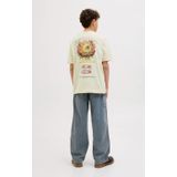 JACK & JONES JUNIOR - JORRETIRO BACK - T-shirt - Ecru