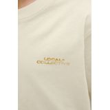 JACK & JONES JUNIOR - JORRETIRO BACK - T-shirt - Ecru