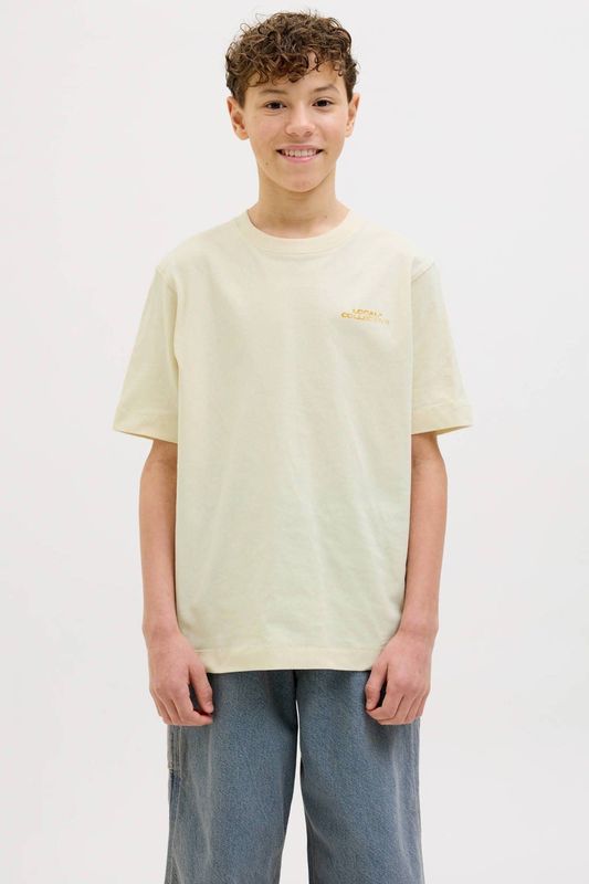 JACK & JONES JUNIOR - JORRETIRO BACK - T-shirt - Ecru
