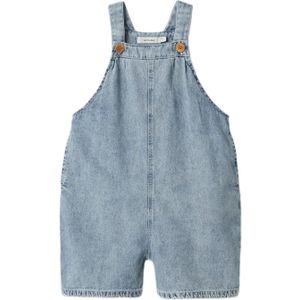 Biologisch Katoen - Tuinbroek - Denim - Bretels - Loose Fit