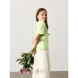 Broek met Wijde Pijpen - All-over Print - Enkellengte - Geweven Stof