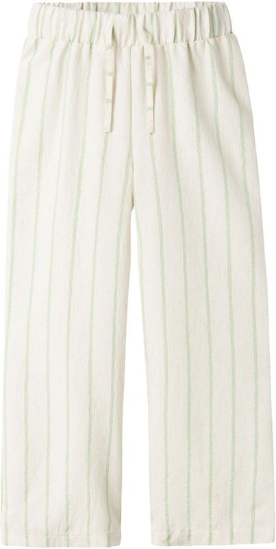 Broek met Wijde Pijpen - All-over Print - Enkellengte - Geweven Stof