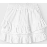 Korte Rok - Gevoerd - Verstelbare Taille - Elastische Taille - Ruches