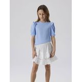 Korte Rok - Gevoerd - Verstelbare Taille - Elastische Taille - Ruches