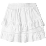 Korte Rok - Gevoerd - Verstelbare Taille - Elastische Taille - Ruches