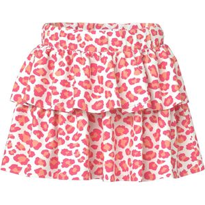 Print Rok - Geweven Stof - All-over Print - Elastische en Verstelbare Taille