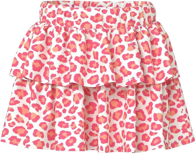 Rok - Geweven Stof - All-over Print - Elastische en Verstelbare Taille