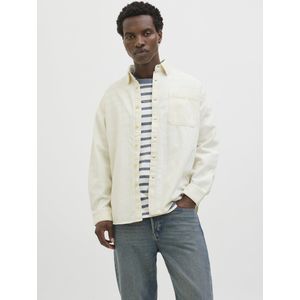 Jack & Jones - JORSANTORINI - Overhemd - Beige - Katoen