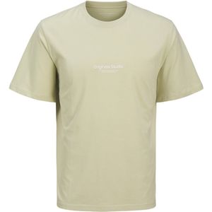 JACK & JONES - Regular Fit T-shirt - Katoen - Logo Print - Ronde Hals