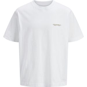 Jack & Jones - JORISLINGTON TYPE TEE SS CREW NECK PLS - T-shirt - Bright white - Korte Mouwen