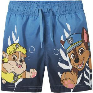 NAME IT - NMMMABBE PAW Zwemshorts - Parisian Blue - Garengeverfde Stof