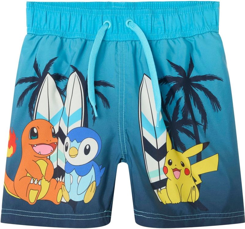 Pokémon - Zwemshort - Multicolor - Polyester - Verstelbare Taille