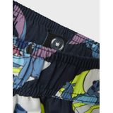 NAME IT - NMMMIC STITCH LONG SWIMSHORTS WDI - Jongens - Zwemshorts - Blauw - Geweven Stof