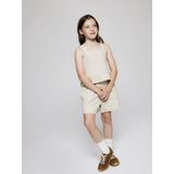 Top - Geweven Stof - Zwart - Mouwloos - Ruches