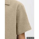 JACK & JONES - Jorluke Crinkle Shirt - Blouse - Wit - Katoen