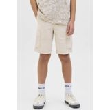 Jack & Jones Junior - JPSTCOLE JJMATEO - Korte Broek - Ecru - Relaxed Fit