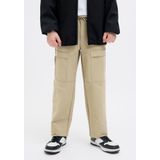 Jack & Jones Junior - Cargobroek - Lichtzand - Nylon