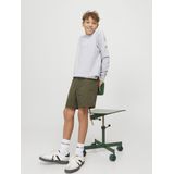 JACK&JONES - JPSTJAIDEN JJCAMPAIGN HYBRID JOGGE JNR - Jongens - Bermuda Shorts - Blauw - Katoen