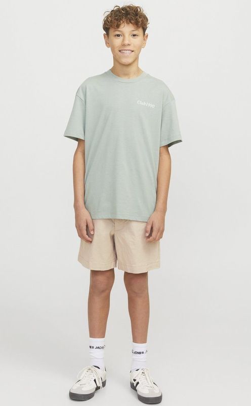 JACK & JONES Junior - Relaxed Fit Short - Groen - Geweven Stof