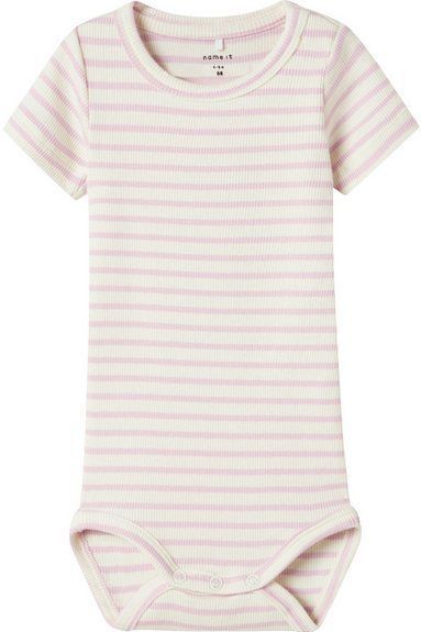 Name It - NbnBani - Romper S/S - Winsome Orchid - Rib