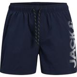 JACK & JONES Junior - Zwemshort - Blauw - Polyester
