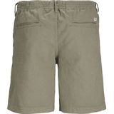 Korte Broeken - Groen/Grijs - Katoen/Linnen - Relaxed Fit